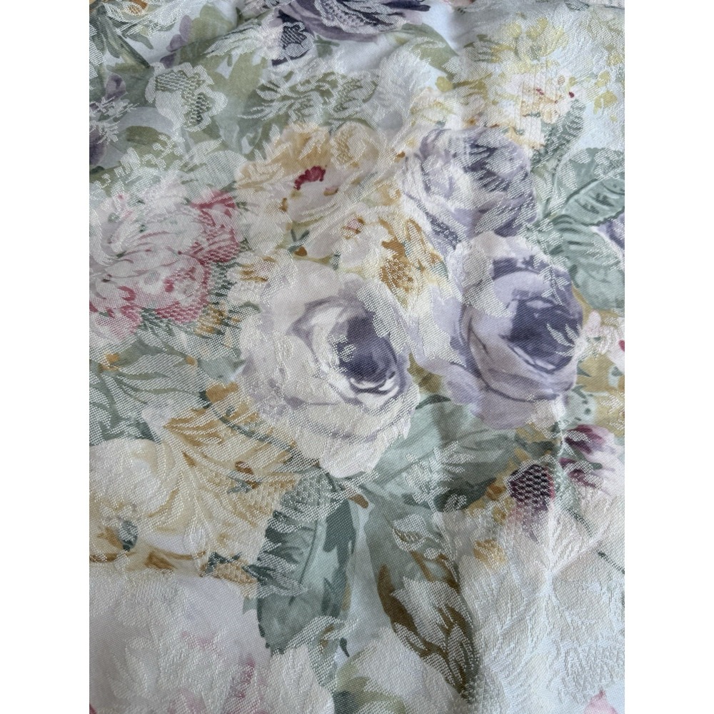 1 Vintage Westpoint Stevens Martex Pillow Shams Standard Pink Roses Corded